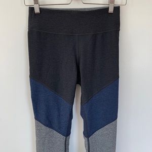 Outdoor Voices 7/8 tri-tone Compression Leggings